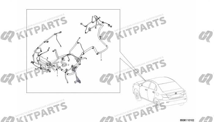 Жгут проводов моторного отсека (CVT) Lifan Solano 2