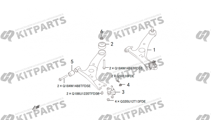 Передние рычаги Haval H2