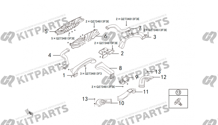 Кондиционер - воздуховоды Haval