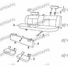 Сидение заднее