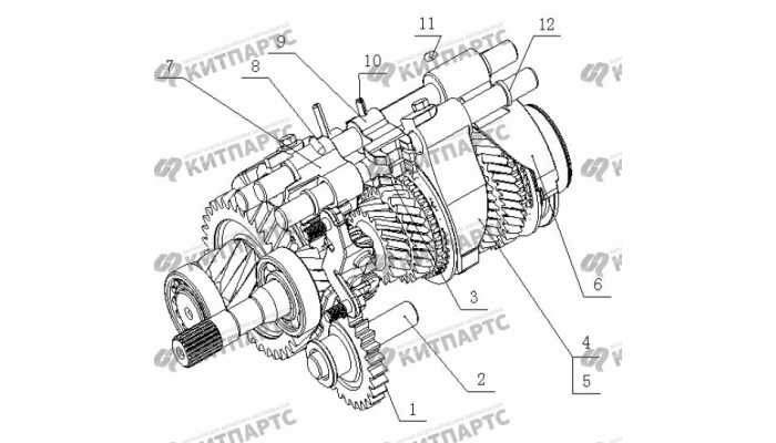 S160G Вилки переключения передач Geely Otaka (CK)